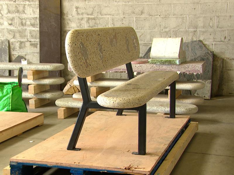 Bau-Regain à Herstal crée du mobilier urbain circulaire