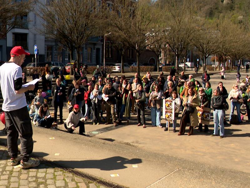 Le 1er avril des enseignants à Liège