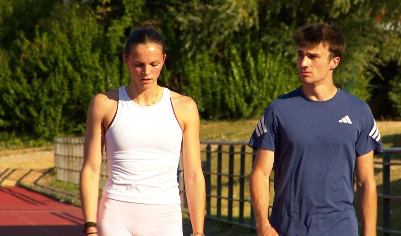 Yanni Sampson et Ilona Masson, ensemble aux championnats d'Europe d'athlétisme