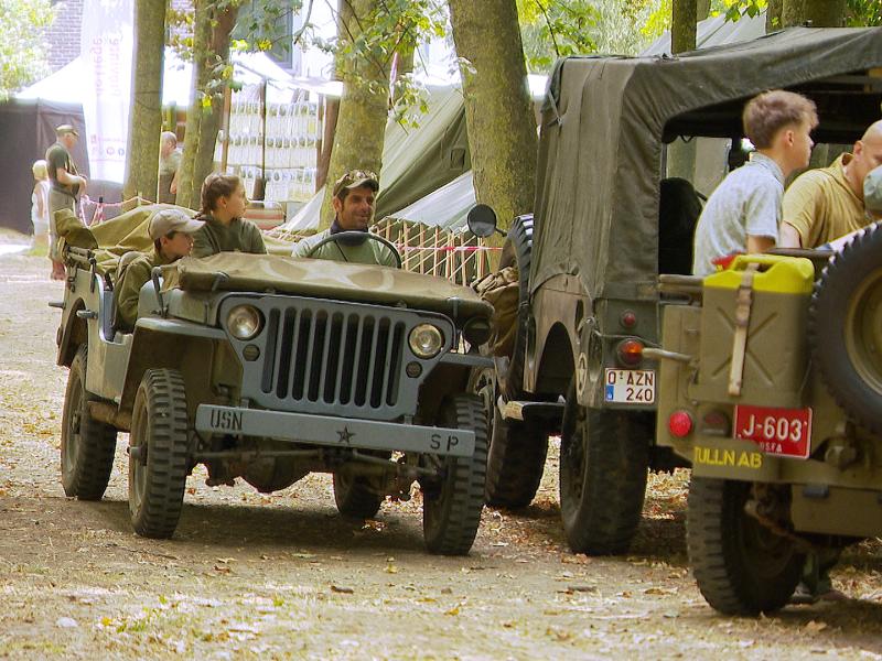 Un camp militaire reconstitué pour les festivités du Fort de Lantin