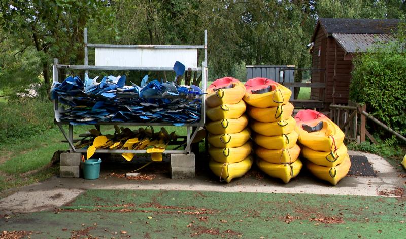Sécheresse: les kayaks à l'arrêt depuis un mois