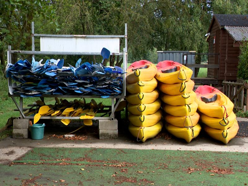 Sécheresse: les kayaks à l'arrêt depuis un mois