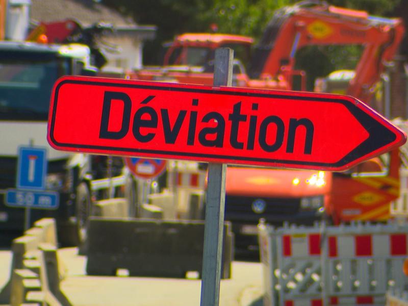 Soumagne cernée par les travaux