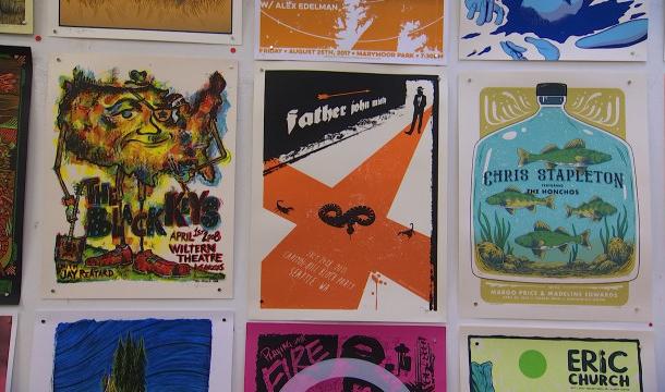 "Flatstock 84" : une expo dédiée à l'affiche de concert au Blast Liège 