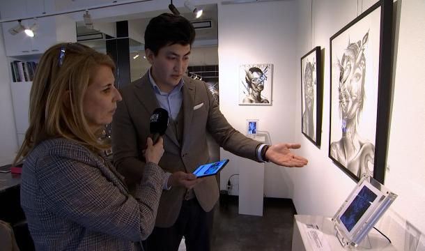 "Hybride", l'exposition innovante de Noir Artist qui propose oeuvres physiques et NFT à la galerie Liehrmann