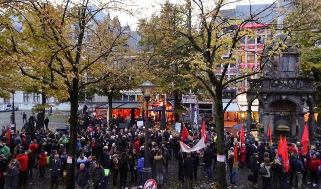 CETA : 200 à 300 manifestants à Liège