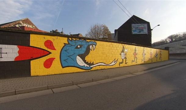Nouvelle fresque Paliss'Art ,cette fois rue Varin