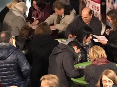 Succès pour la soirée dons d'organes au Ciné Sauvenière