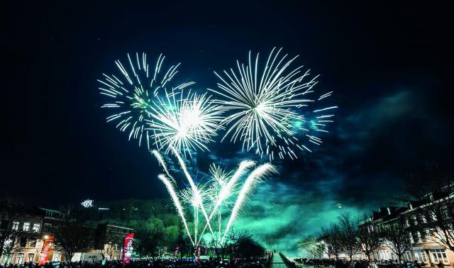 Grand feu d'artifice à Liège ce soir !