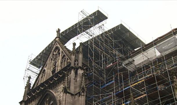 Travaux de rénovation à la Cathédrale Saint-Paul 