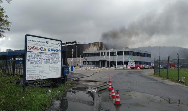 Wandre  : images du site ce matin
