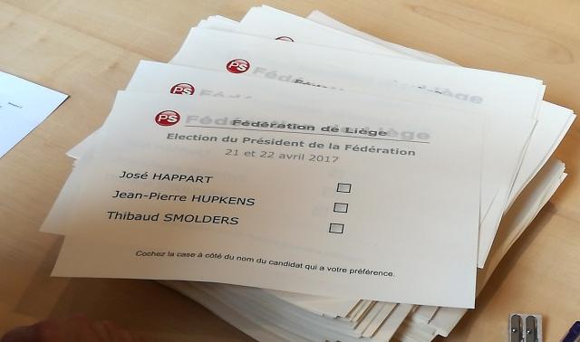PS liégeois : le vote pour la présidence est en cours 
