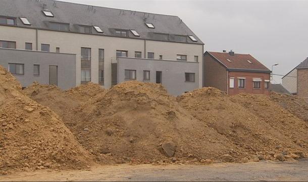 Soumagne : travaux interrompus place de la gare 