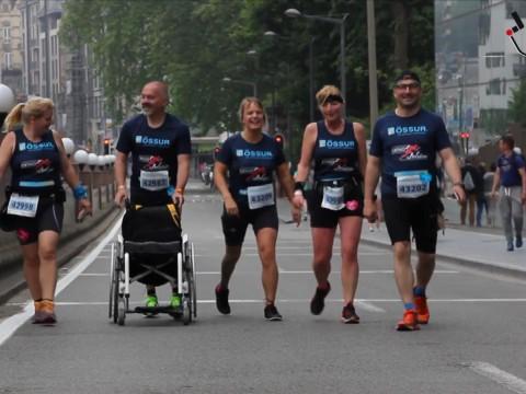Le triathlète, Luc Huberty, nous présente l'asbl "Legs Go"