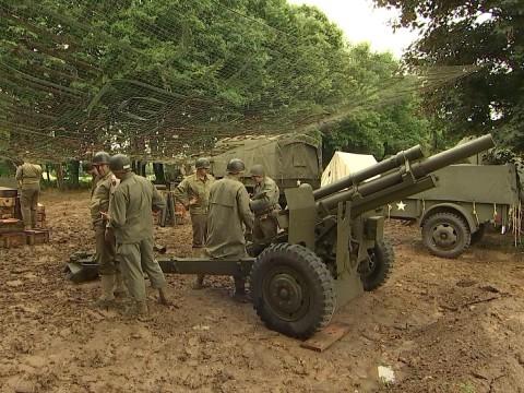 Les américains au Fort de Lantin.