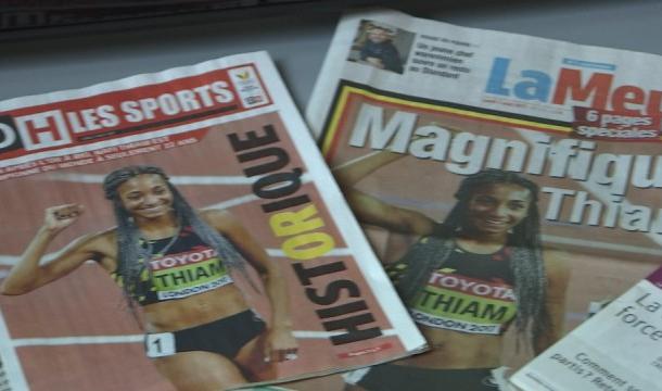 Nafissatou Thiam sur le toit du monde