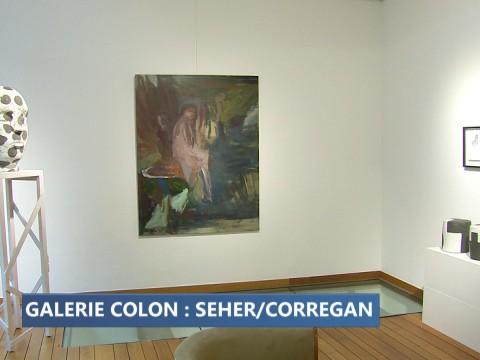 Catherine Seher et Daphné Corregan à la Galerie Colon