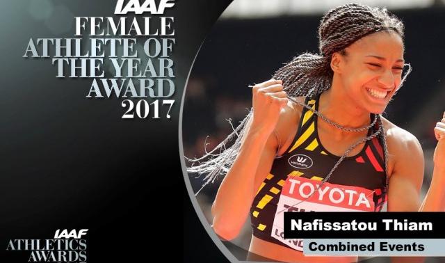 Nafi Thiam Athlète Féminine de l'Année 2017 ! 