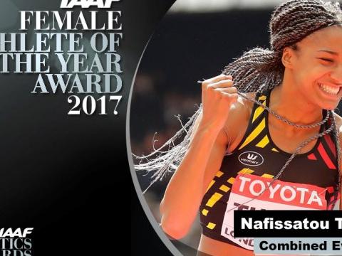 Nafi Thiam Athlète Féminine de l'Année 2017 ! 