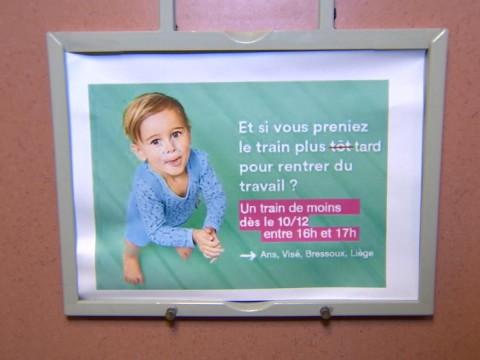 Suppression de trains : les navetteurs se mobilisent 