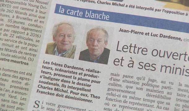 Carte blanche des Frères Dardenne dans le dossier des expulsions de migrants