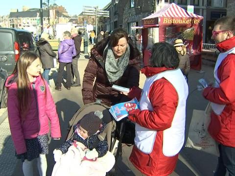 Huy : la FGTB sensibilise aux bas salaires