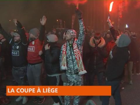 La folle soirée du Standard en finale de la Coupe : ambiance extérieure