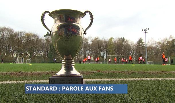 Standard: une Coupe et 500 fans au coeur de l'entraînement