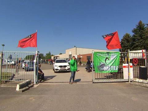 Le personnel de Mecamold en grève