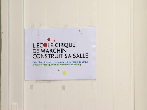 Un nouveau bâtiment pour l'école de cirque de Marchin