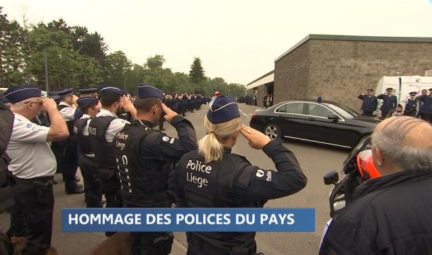 Les policiers belges rendent hommage à leurs consoeurs tuées