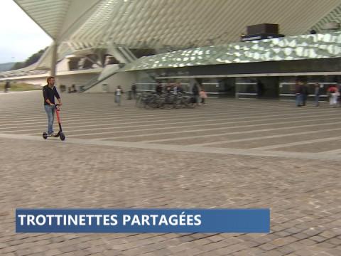Nouveau à Liège: des trottinettes électriques partagées 