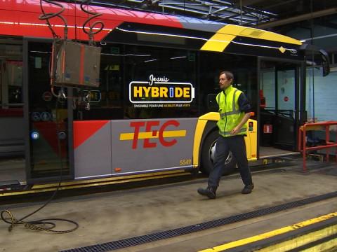 Bus hybrides en panne 
