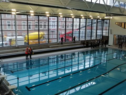 Premières images des bassins de la piscine Jonfosse