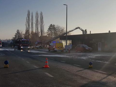 Incendie d'un restaurant et d'une taverne à Glons