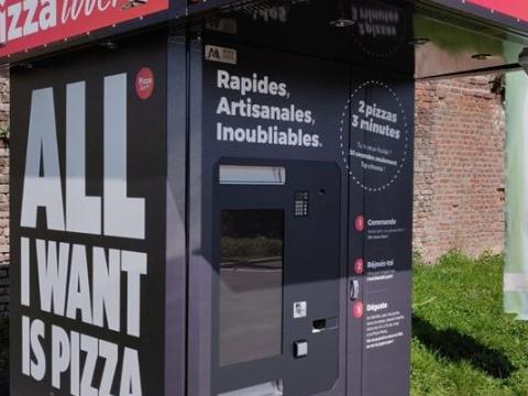 Un distributeur automatique prépare vos pizzas en 3 minutes à Liège