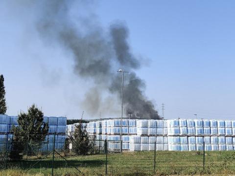 Un incendie s'est déclenché sur le site de l'usine visétoise de laine de verre Knauf Insulation