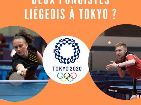 Deux pongistes liégeois en route pour les Jeux de Tokyo ? 