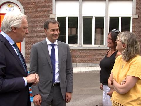 Inondations : le premier ministre de retour à Chaudfontaine 