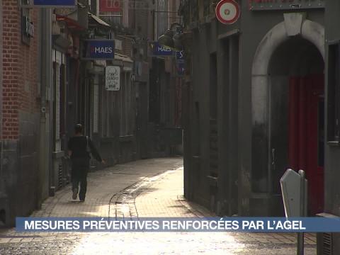 Mesures préventives renforcées par l'AGEL