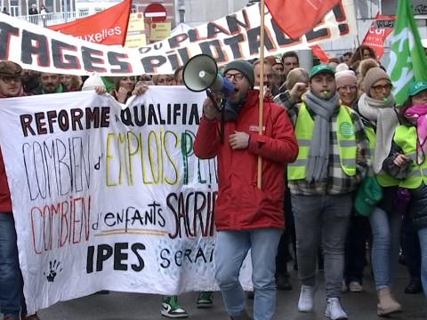 2.000 enseignants dans les rues de Liège
