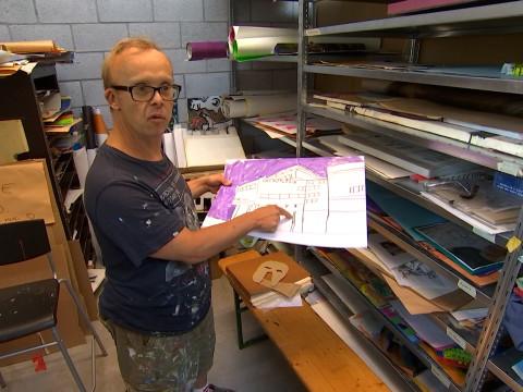 Alain a vaincu sa peur de l'hôpital grâce à l'art