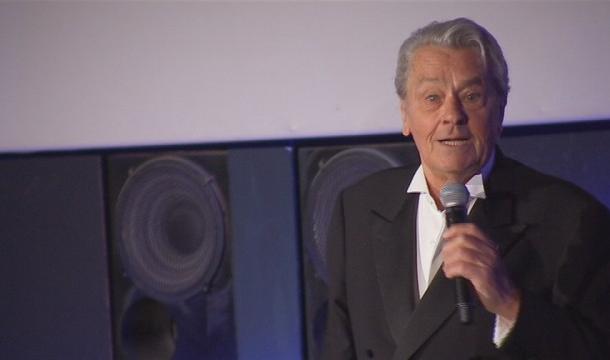 Alain Delon au Festival du Film Policier de Liège 