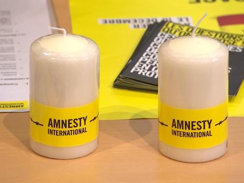Amnesty: campagne "Bougies"