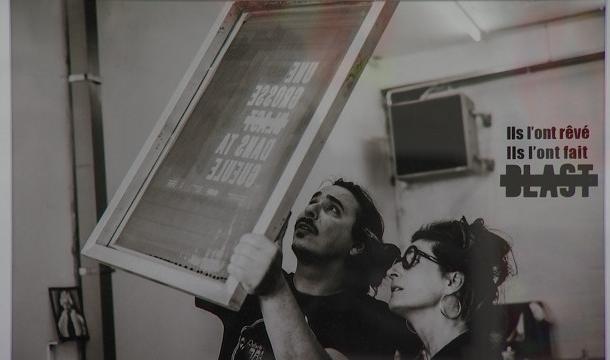 Blast : un lieu d'exposition s'installe dans un atelier de sérigraphie