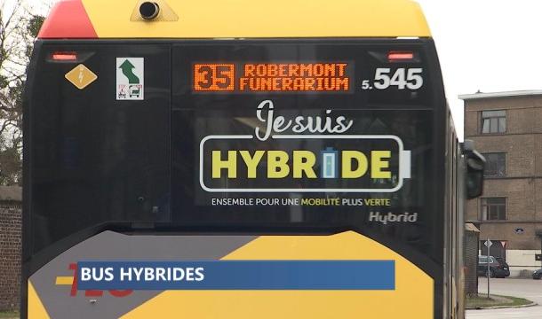 Bus hybrides au TEC Liège-Verviers