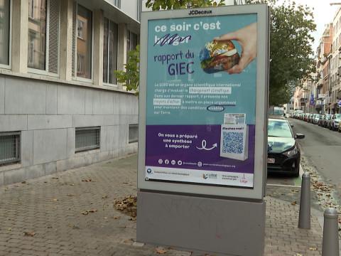 Ce soir, c'est rapport du GIEC : une campagne de sensibilisation de l'Uliège