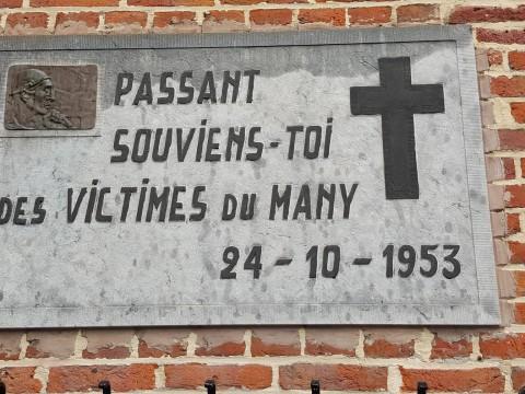 Célébration de la catastrophe minière du Many à Seraing