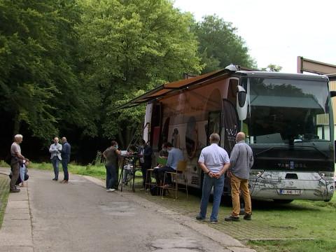 Construbus : des professionnels à la rencontre des sinistrés