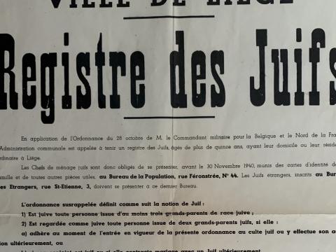 De Liège à Auschwtiz : itinéraires de juifs déportés